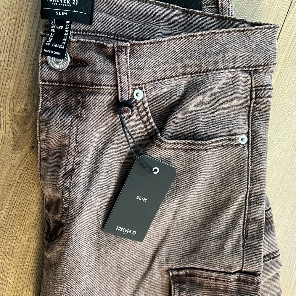 Forever 21 Chocolate Slim Jeans